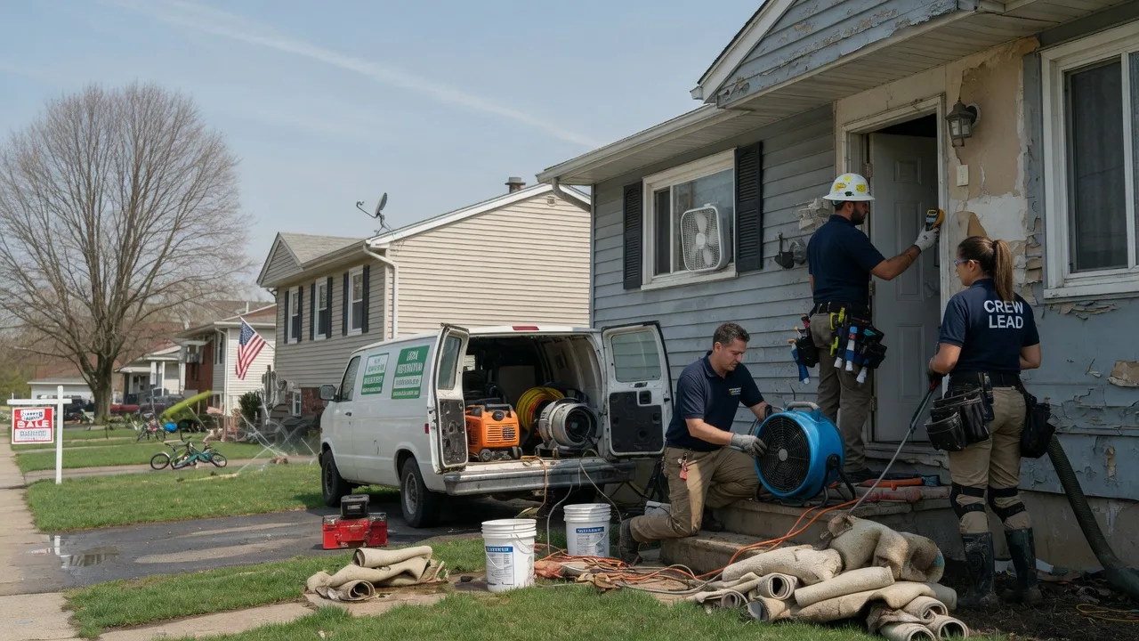 Flood Cleanup in Warrensburg, IL near me